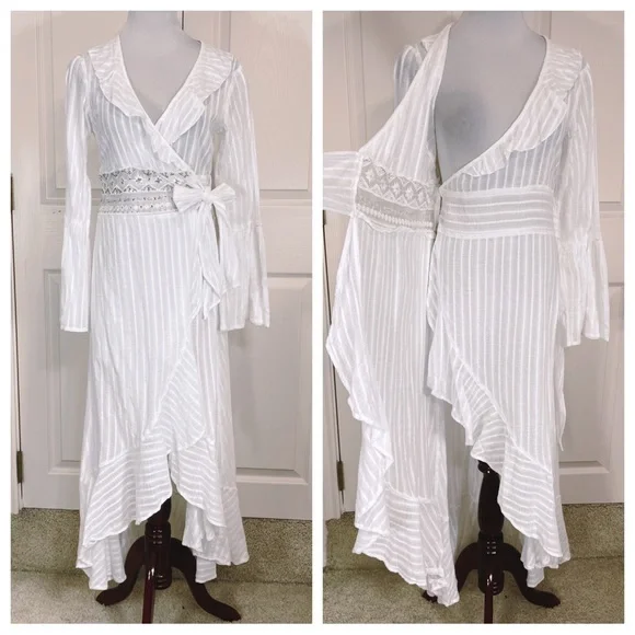 NWT! River Island Waterfall Maxi Beach Kaftan - Picture 3 of 8